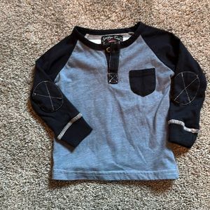 Navy and Light Blue Henley